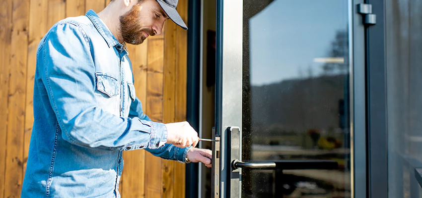 Frameless Glass Storefront Door Locks Replacement in Mountain View, CA